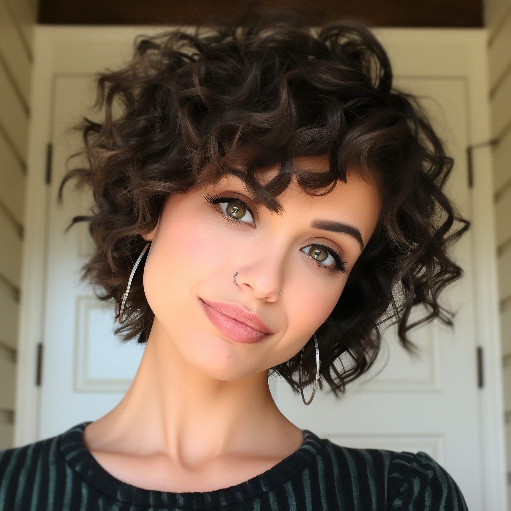 Rock Your Curls: Stylish and Chic Short Curly Hairstyles