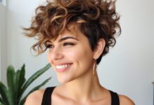 short haircuts for curly hair