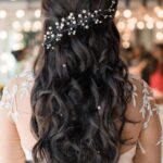 hairstyle on gown