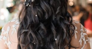 hairstyle on gown