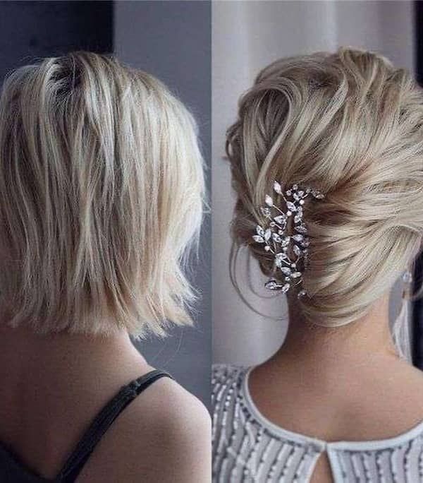 wedding hairstyles for short hair