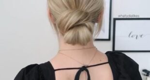 hairstyle bun