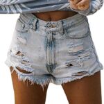 Shop Trendy Frayed Waist Shorts in New Colors!