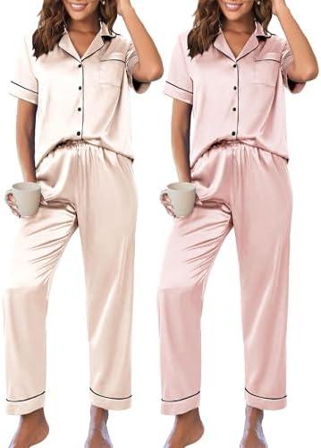 Discover Luxurious Women’s Silk Pajama Sets for Comfort!