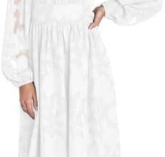 Versatile Faux Wrap Maxi Dress for Women with Ruffle Hem