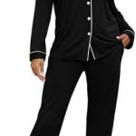 Soft Bamboo Pajamas Set for Ladies’ Cozy Sleepwear