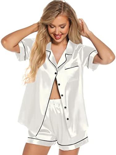 Explore Luxurious Women's‍ Satin Pajama Sets for Comfort