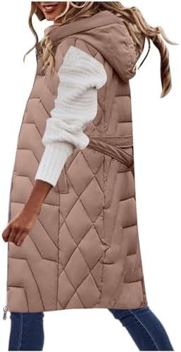 Stylish and Cozy Women's Long Puffer Vests for⁣ Winter