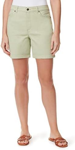 Elastic Waist Bermuda Shorts for Women -⁣ Comfy & Trendy!