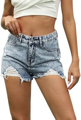 Trendy Women's Jean Shorts for Summer Adventures