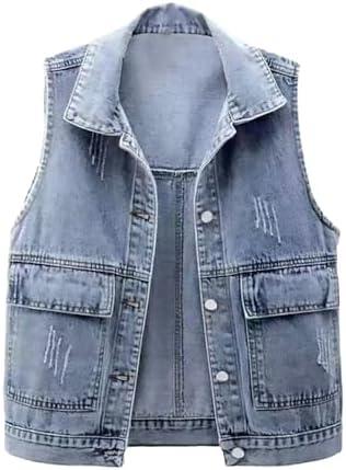 Trendy Women's Denim Vests &⁣ Jackets for ​Every Season