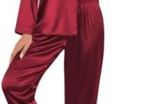 Enchanting Women’s Silk Satin Pajamas: Comfort & Style