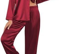 Enchanting Women’s Silk Satin Pajamas: Comfort & Style