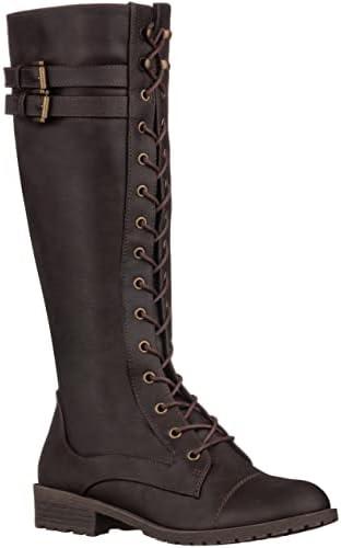 Here’s a neutral summary of each boot in 40-60 characters:
Naturalizer Women’s Kalina-Extra Wide Shaft Boots – Stylish wide shaft boots for comfort and elegance.
Demonia Women’s Swing-815WC Knee-hi