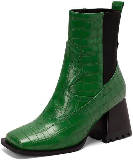 <strong>Stylish Women's Boots⁢ for Every Occasion</strong>“></p>
<h2>Fashionable ⁣Chunky ⁤High Heel Short Boots with‌ a Unique Texture</h2>
<p>These <a href=