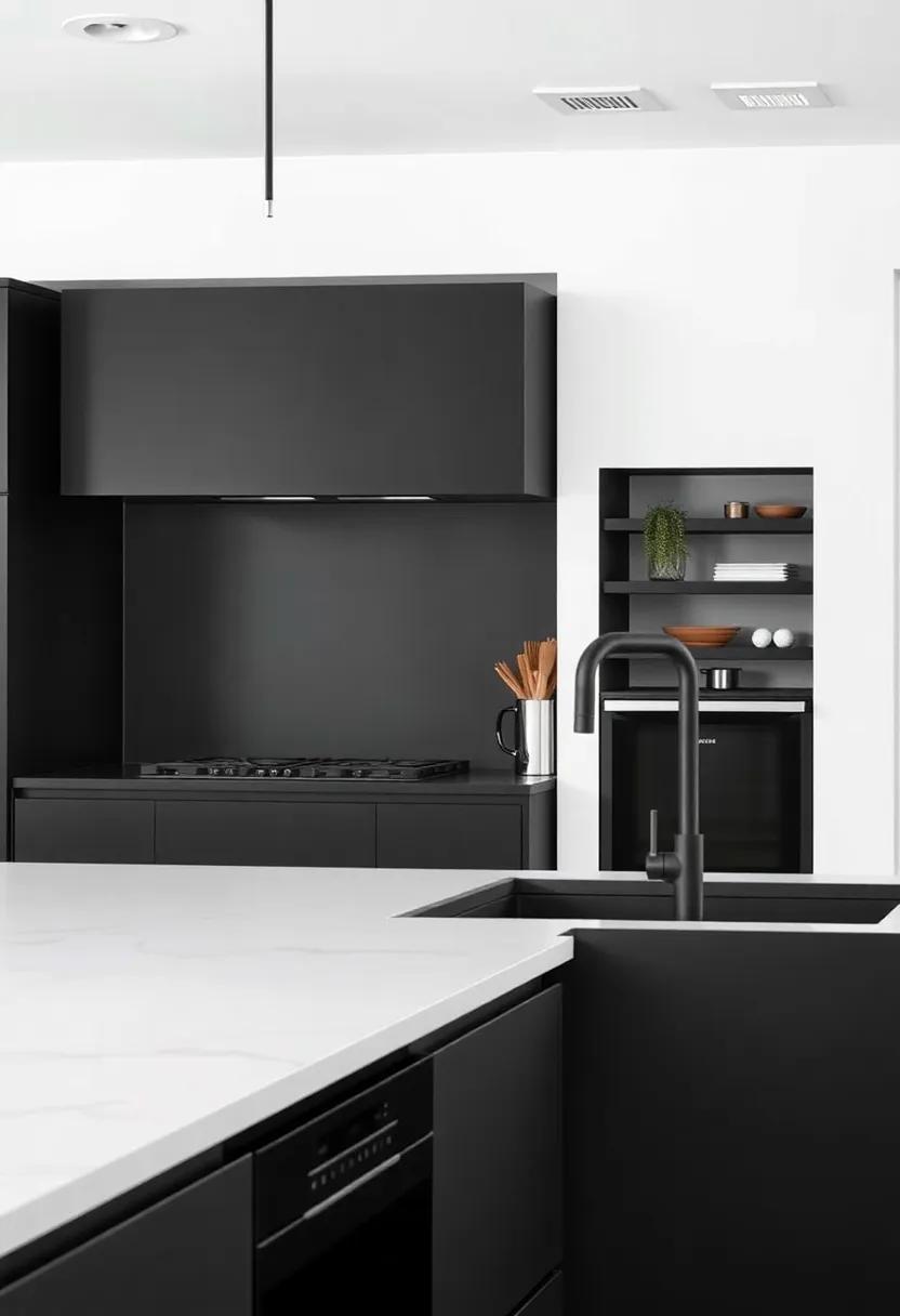 Embracing Elegance: The Allure of Matte Black Fixtures in Contemporary Kitchen Design