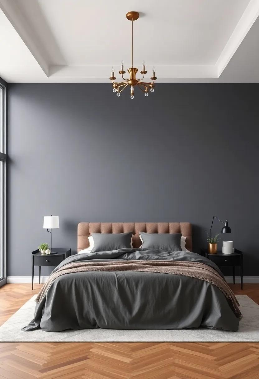 Transform Your Space: Embrace Bold and Dramatic Paint Colors for a Striking Bedroom Makeover