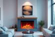 Transform Your Small Living Room: Embrace the Warmth of LED-Illuminated Fireplaces