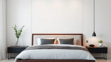 Embracing Serenity: Designing a Minimalist Bedroom with a Touch of Luxurious Elegance