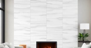 Transform Your Living Room: The Elegance of a Modern Tile Fireplace Surround