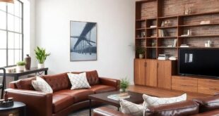 Transforming Spaces: Embracing Industrial Chic with Leather Furniture in Your Living Room