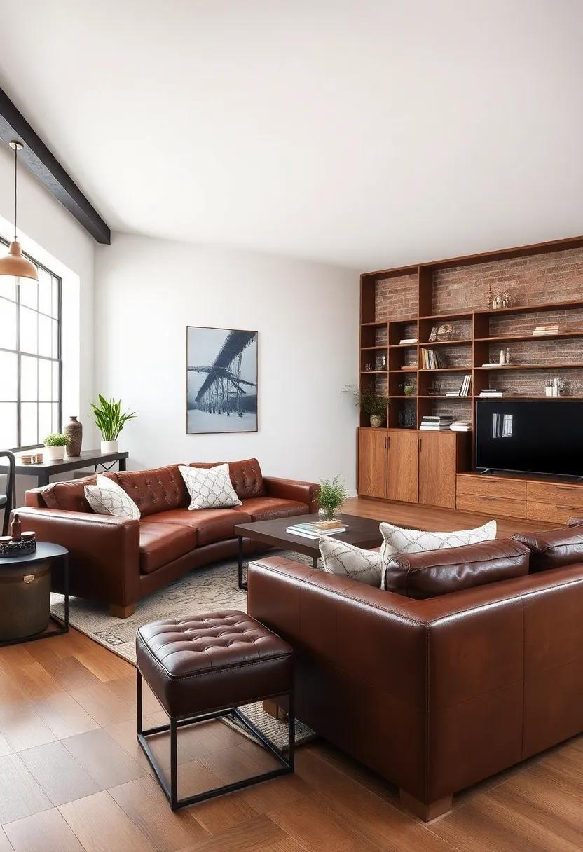 Transforming Spaces: Embracing Industrial Chic with Leather Furniture in Your Living Room