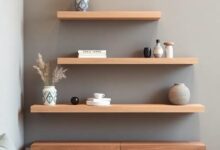 Transform Your Space: Cozy Living Room Ideas with Floating Wood Shelves