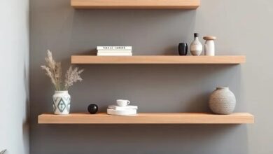 Transform Your Space: Cozy Living Room Ideas with Floating Wood Shelves