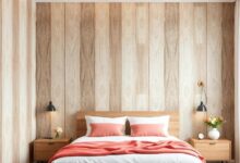 Transform Your Space: Embrace the Charm of Wood Panel Effect Wallpaper in Your Bedroom