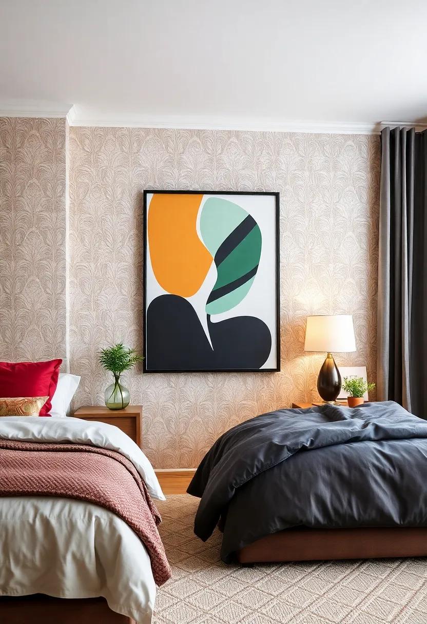 Layering Elements: Combining Wallpaper with Artwork and​ Accessories