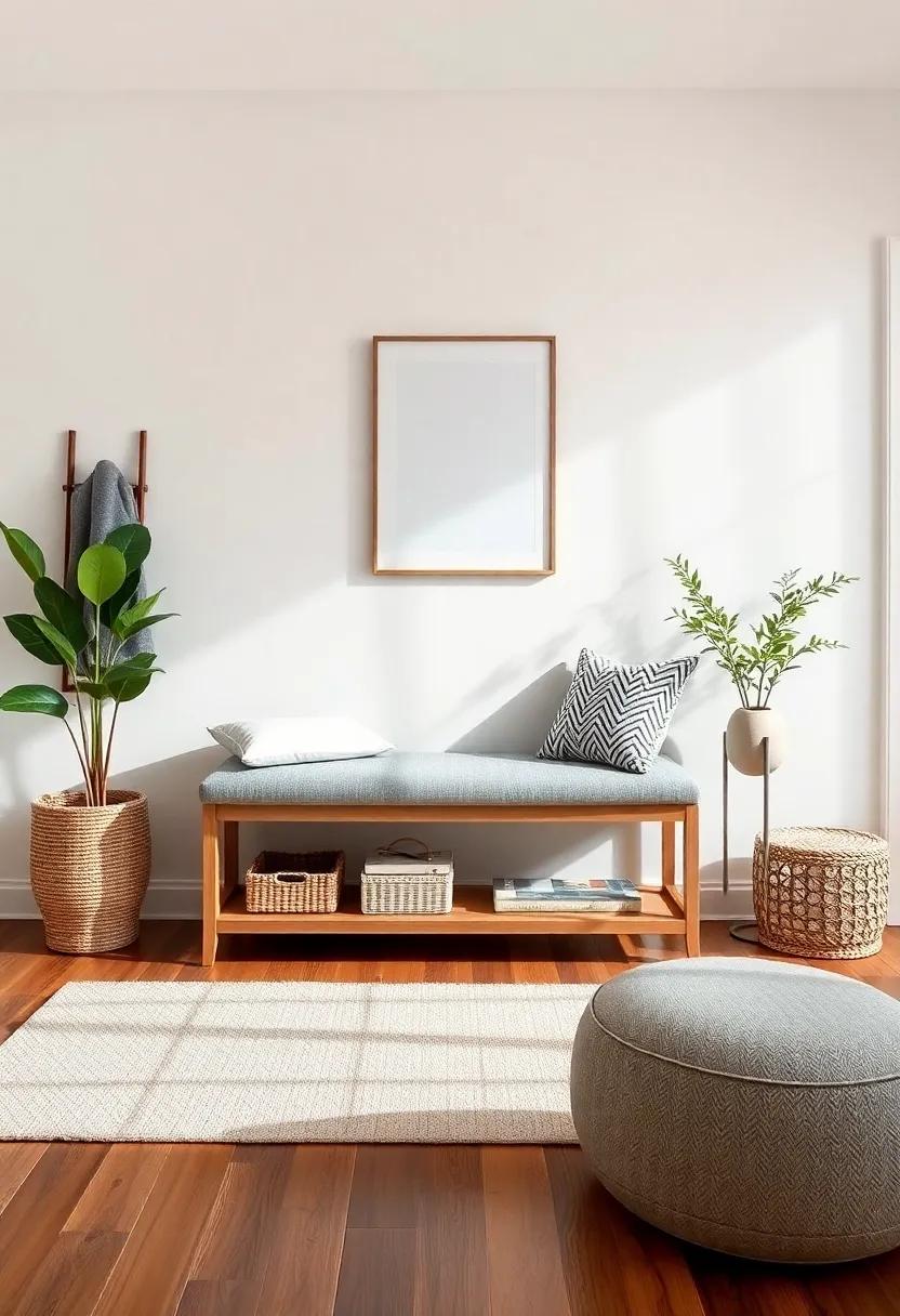 Pairing your Entryway Bench With Seating And decor For A⁣ Cohesive Look