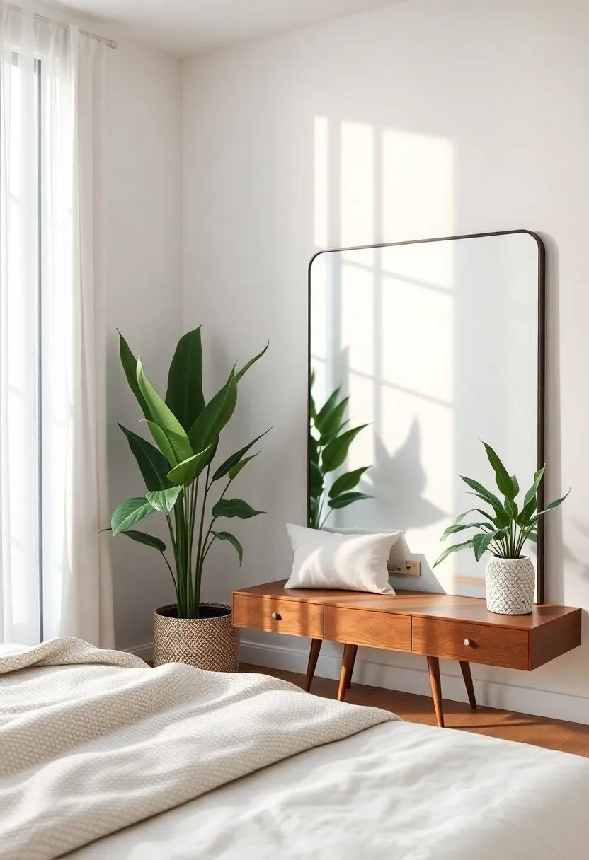 Pairing Mirrors‍ with​ Plants: ‍Breathing ​Life ‌into Your ⁢Bedroom ⁣Design