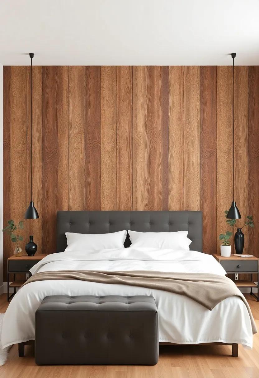 stylish Inspirations:‍ Real Homes Featuring ‌Wood Panel Effect Wallpaper