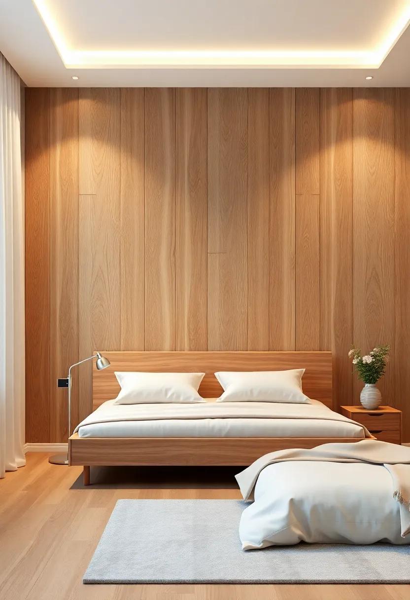 Select the Right Lighting to Highlight Your Wood Panel Bedroom