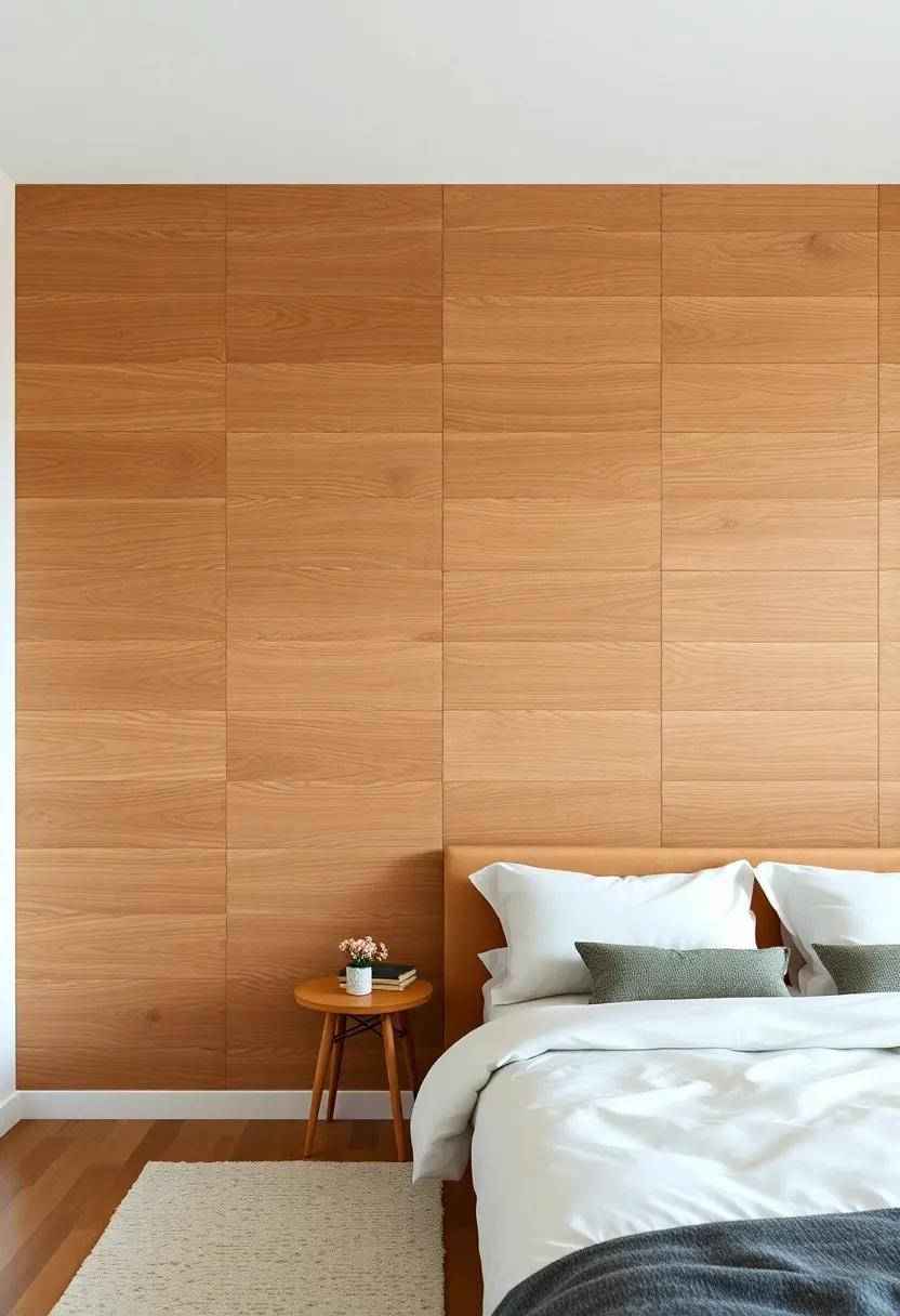 Create a Feature Wall: Visual Impact of⁢ Wood Panels⁤ in Bedroom Design