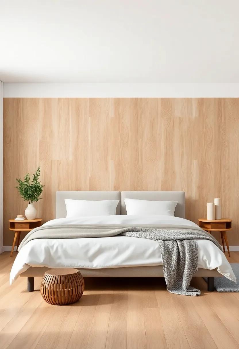 Innovative Ways⁣ to Accessorize Around Wood ⁢panel Effect Wallpaper