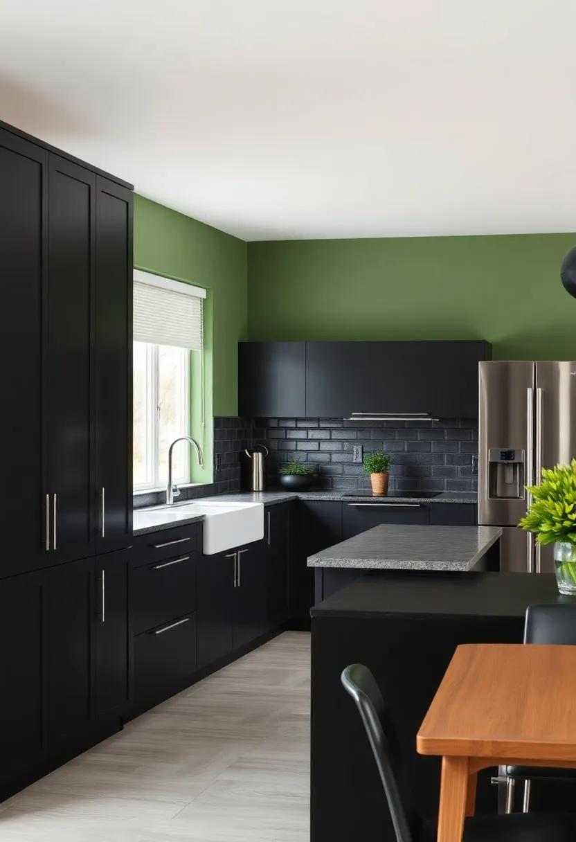 Timeless Appeal⁤ of ‌black ⁣Kitchen​ Cabinets⁤ in⁢ Modern Design