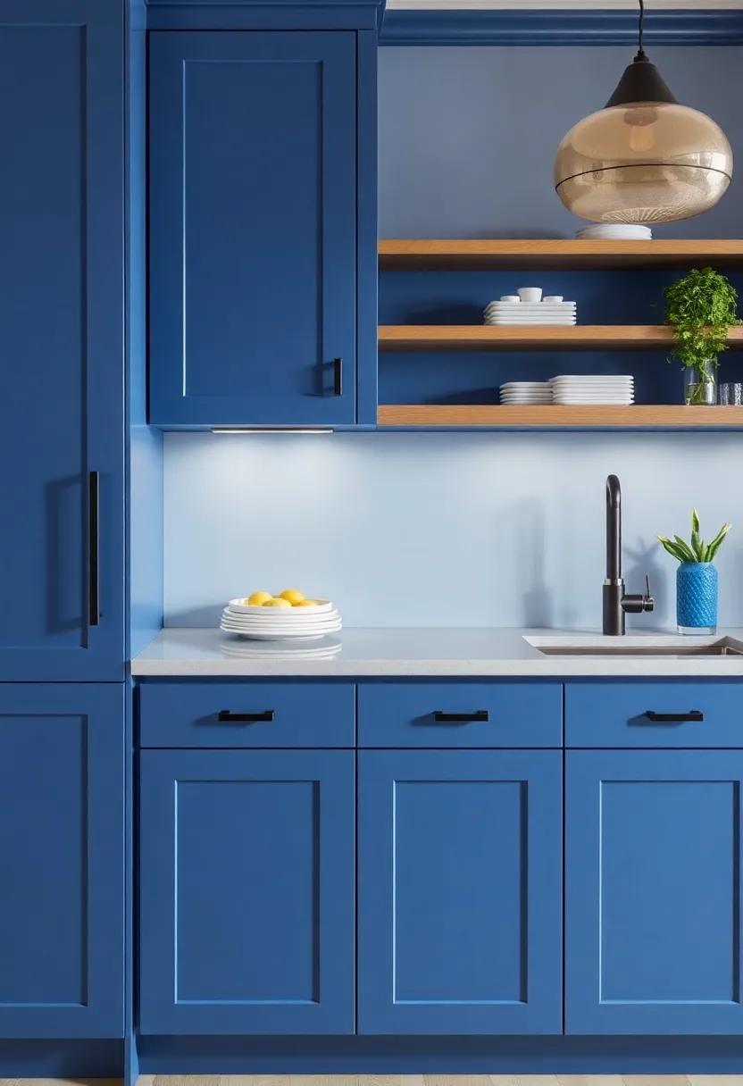 Bringing the Outdoors In: Garden-Inspired Blue Kitchen Ideas