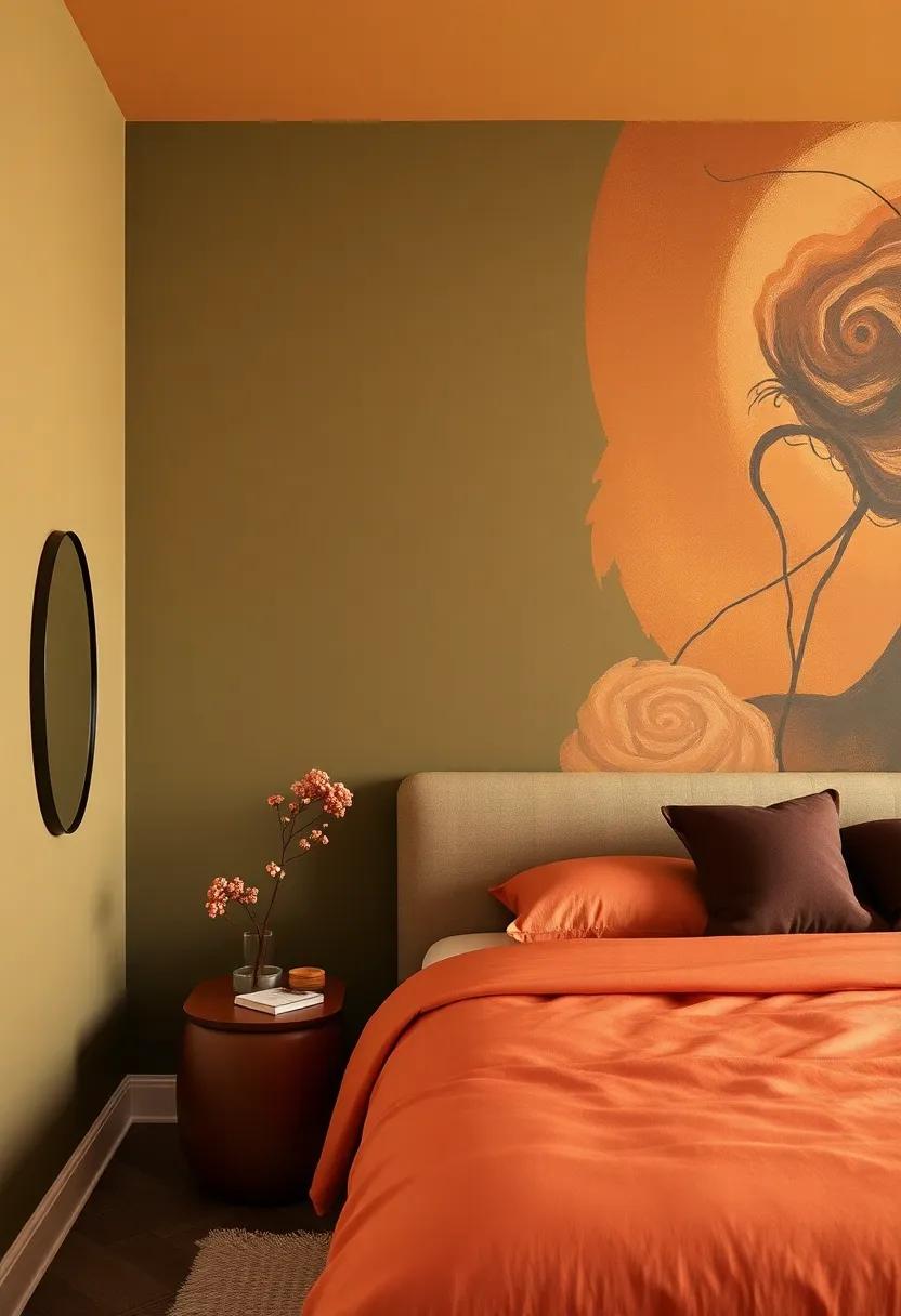 Artistic Flair: Incorporating ⁢Custom Murals ⁢In Bold Hues