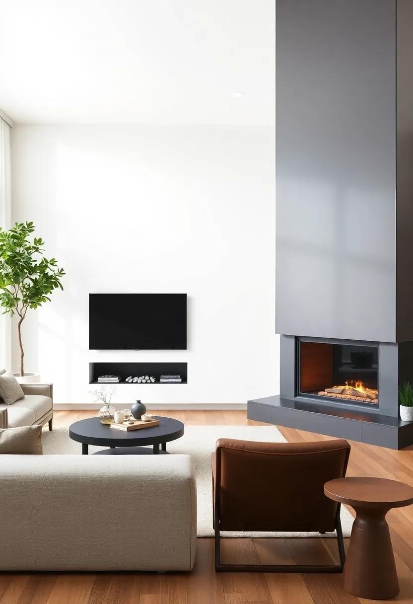 designing a Multi-Functional⁣ Living Room with a ‌Fireplace