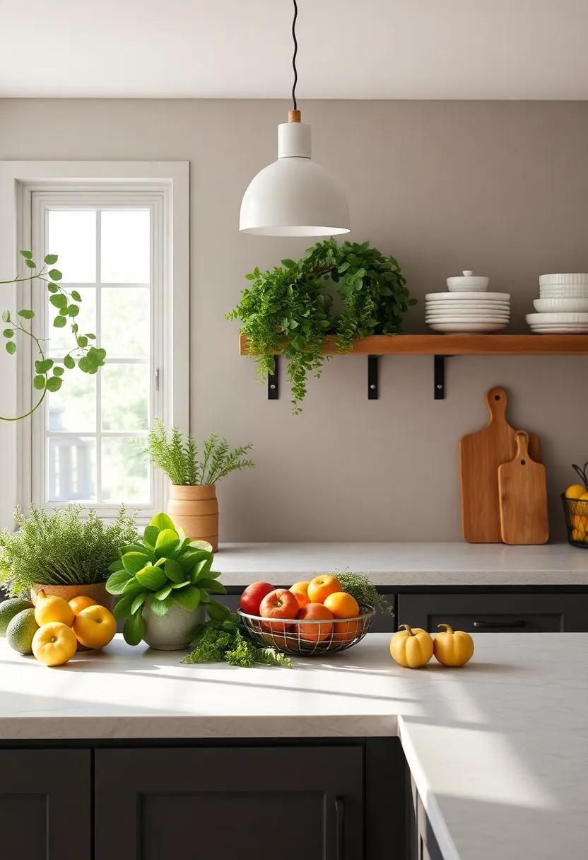 Highlight Seasonal ​Decor with Fresh Produce​ and ⁤Nature-Inspired Accents