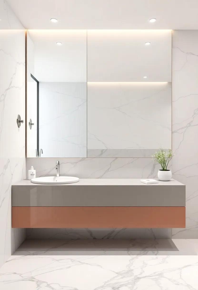 Mirrored Surfaces: Expanding Space while Adding a ‍Touch‌ of⁢ Glamour