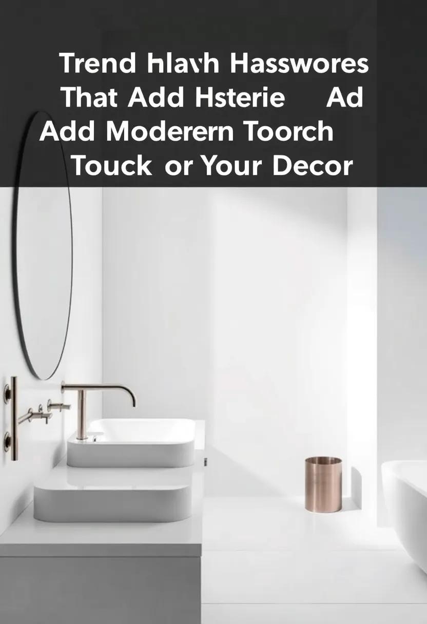 Trendy​ hardware Selections That add a⁣ Modern Touch to Your Decor