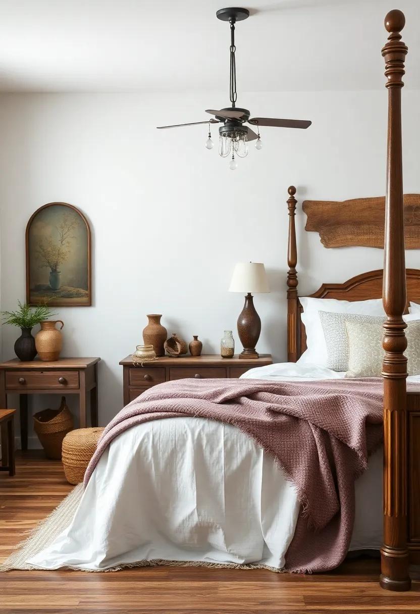 Embracing Vintage Charm with rustic Decorative Antiques⁢ in ⁤Your Bedroom