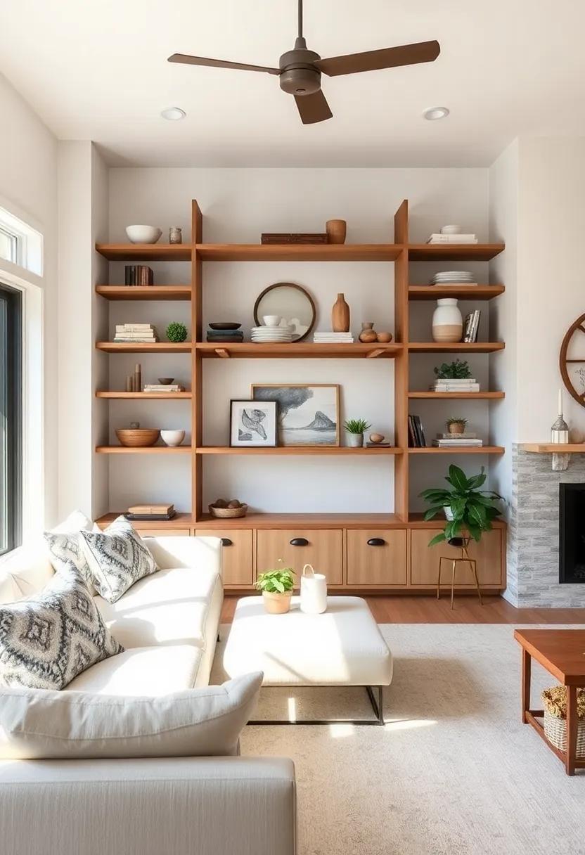 Mixing ​and Matching Styles: Eclectic Open Shelving Ideas