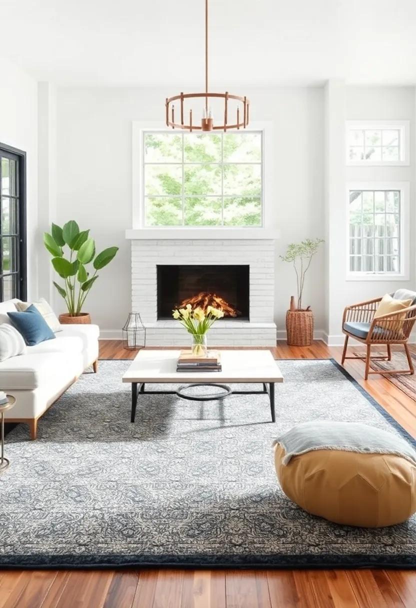 Connecting Indoor‍ and Outdoor Spaces with transitional Rug Styles