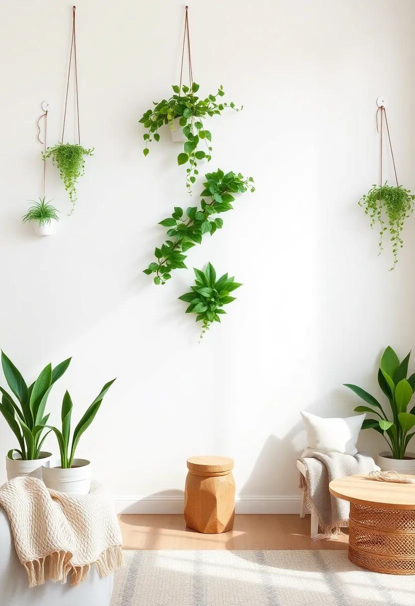 Using Plants as ‌Living Wall Decor for a⁣ Fresh Touch