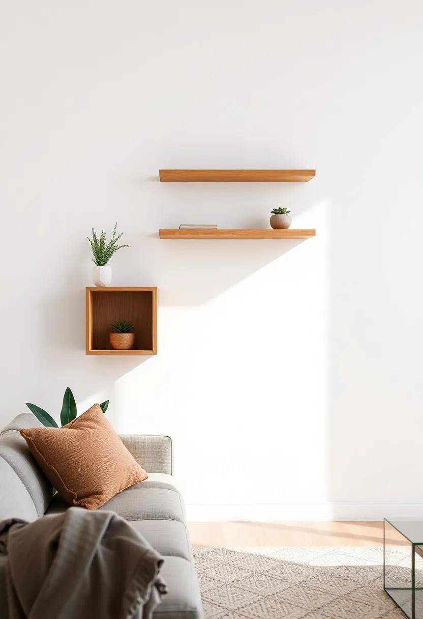 Negatives Spaces: How Floating Shelves Can Transform Empty walls