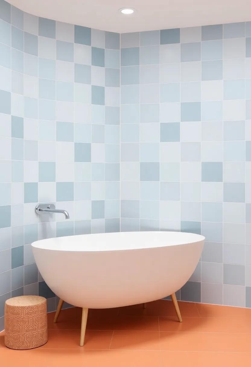 Playing with Color Palettes: How Geometric Tiles Transform bathroom Aesthetics