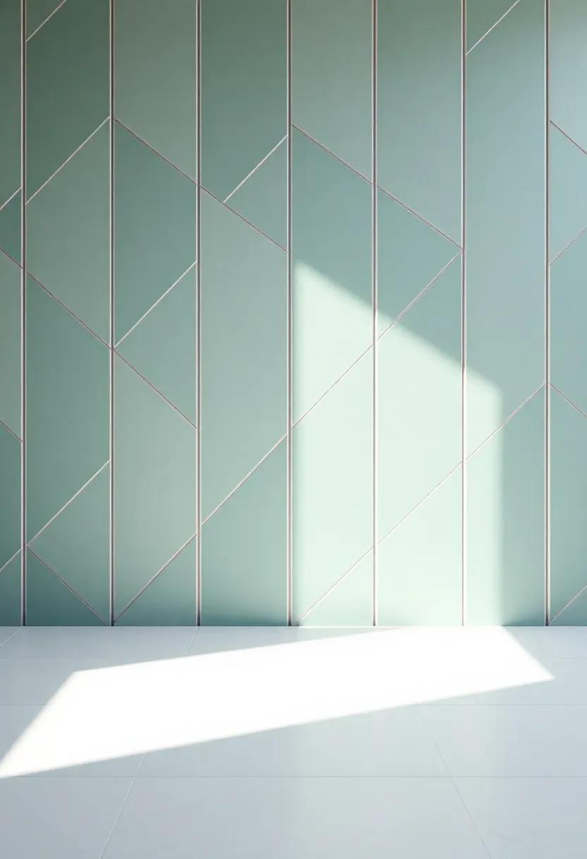 Creating Visual Harmony with Striking Triangular‌ Tile Designs